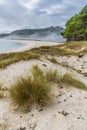 Beautiful beach of Rodas, in the Cies Islands in Galicia, Spain. Royalty Free Stock Photo