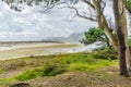 Beautiful beach of Rodas, in the Cies Islands in Galicia, Spain. Royalty Free Stock Photo