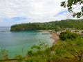 Beautiful Saint Lucia, Caribbean Islands - beach and sea Royalty Free Stock Photo