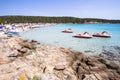 The beautiful beach on Sardinia island, Italy