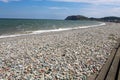 A beautiful beach scape and landscape shot of Llandudno Beach Royalty Free Stock Photo