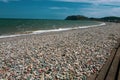 A beautiful beach scape and landscape shot of Llandudno Beach Royalty Free Stock Photo