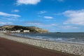 A beautiful beach scape and landscape shot of Llandudno Beach Royalty Free Stock Photo