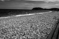 A beautiful beach scape and landscape shot of Llandudno Beach Royalty Free Stock Photo