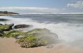 Beautiful beach scene on the island on Maui Hawaii Royalty Free Stock Photo