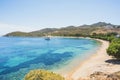 Beautiful beach in Serifos island, Cyclades, Greece Royalty Free Stock Photo