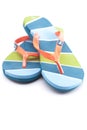 Beautiful beach slippers Royalty Free Stock Photo