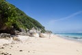 Beautiful beach on the south side of Bali island