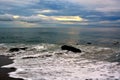 Beautiful Beach Sunrise With Heavenly Skies