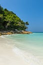 Beautiful beach on Tachai island in Southern of Thailand Royalty Free Stock Photo