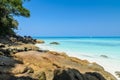 Beautiful beach on Tachai island in Southern of Thailand Royalty Free Stock Photo