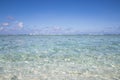 Beautiful beach and tropical sea on clear day Royalty Free Stock Photo