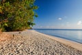 Beautiful beach view in a caribbean island in Colombia