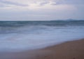 Beautiful beach view at the evening