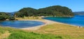 The beautiful beaches and bays of Motuarohia Island, Bay of Islands, NZ