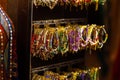Beautiful bead bracelets on the market in Dubai