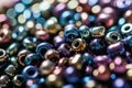 Beautiful beads with dept of field