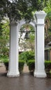 Beautiful bell between 2 pillars