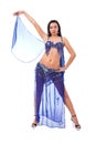 Beautiful belly dancer Royalty Free Stock Photo