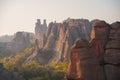 The beautiful Belogradchick Rocks natural phenomenon in Bulgaria. Royalty Free Stock Photo