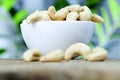 beautiful bent cashew nuts
