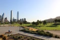 Beautiful Bicentenario Park in Vitacura, Chile