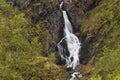 A beautiful big waterfall close to Tromso, northern Norway