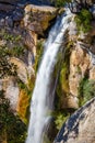 Beautiful big waterfall in Spain in Catalonia, near the small village Rupit. Salt de Sallent