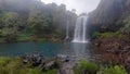Beautiful big waterfall in thoseghar satara Royalty Free Stock Photo