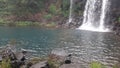 Beautiful big waterfall in thoseghar satara Royalty Free Stock Photo