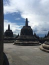 Beautiful Biggest Buddhist stone temple Royalty Free Stock Photo