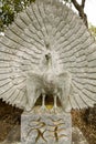 Beautiful bird statue