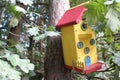 Beautiful birdhouse for the birds Royalty Free Stock Photo