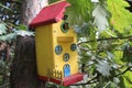 Beautiful birdhouse for the birds Royalty Free Stock Photo