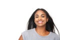 Beautiful black woman smiling Royalty Free Stock Photo