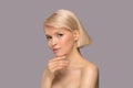 Beautiful blond hair woman Royalty Free Stock Photo