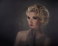 Beautiful blond woman portrait Royalty Free Stock Photo