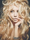 Beautiful blond woman portrait Royalty Free Stock Photo