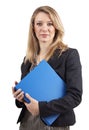 Beautiful blonde businesswoman Royalty Free Stock Photo