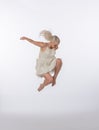 Beautiful Blonde Contemporary Dancer - Jump