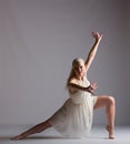 Beautiful Blonde Contemporary Dancer - Pose