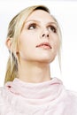 Beautiful Blonde Girl Looking Off Camera Royalty Free Stock Photo