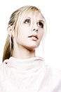 Beautiful Blonde Girl Looking Off Camera Royalty Free Stock Photo