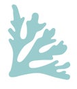Beautiful blue algae logo