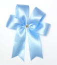 Beautiful blue bow Royalty Free Stock Photo