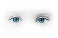 Beautiful blue eyes Royalty Free Stock Photo