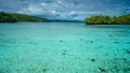 Beautiful Blue Lagoone near Kordiris Homestay, Gam Island, West Papuan, Raja Ampat, Indonesia