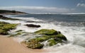 Beautiful beach scene on the island on Maui Hawaii Royalty Free Stock Photo