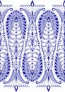 Beautiful blue pattern. Seamless Royalty Free Stock Photo