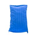 Beautiful blue pillow isolated on white background with clipping path Royalty Free Stock Photo